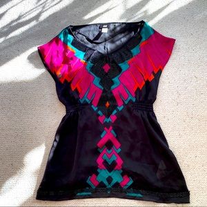 Beaded Sheer Tunic